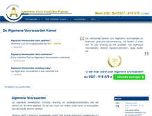 Tablet Screenshot of algemene-voorwaarden-kamer.nl